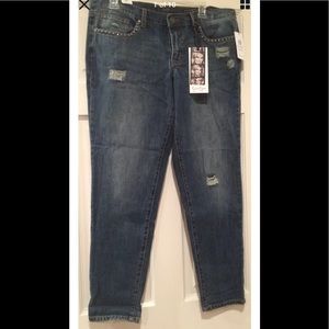 Jessica Simpson relaxed ripped jeans denim 29